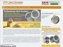 Sites similar to pvcventscreens.com