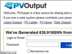 Sites similar to pvoutput.org