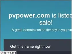 Sites similar to pvpower.com