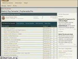 Sites similar to pvpserverler.pro