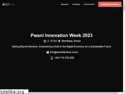 Sites similar to pwaniinnovationweek.co.ke