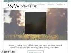 Sites similar to pweventhire.co.uk