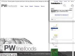Sites similar to pwfinefoods.co.uk