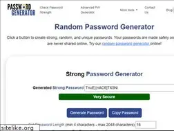 Sites similar to pwgenerator.net