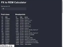 Sites similar to px-to-rem.netlify.app