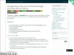 Sites similar to py-googletrans.readthedocs.io