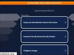 Sites similar to pyaarimpossible.in