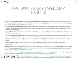 Sites similar to pyafipws.com.ar