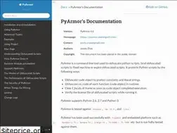 Sites similar to pyarmor.readthedocs.io