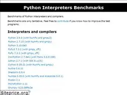 Sites similar to pybenchmarks.org