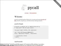 Sites similar to pycall.org