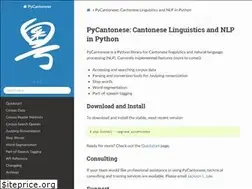 Sites similar to pycantonese.org