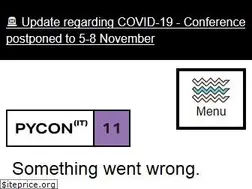 Sites similar to pycon.it