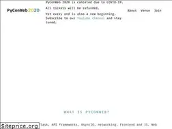 Sites similar to pyconweb.com
