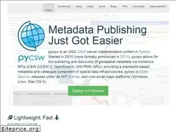 Sites similar to pycsw.org