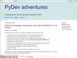 Sites similar to pydev.blogspot.com