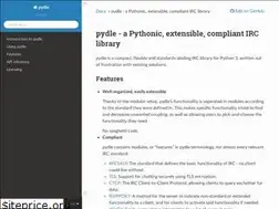 Sites similar to pydle.readthedocs.io