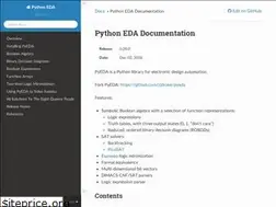Sites similar to pyeda.readthedocs.io