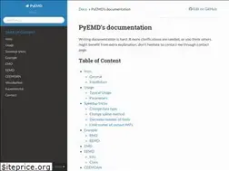 Sites similar to pyemd.readthedocs.org