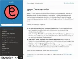 Sites similar to pyglet.readthedocs.io