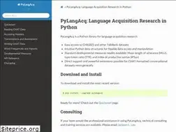 Sites similar to pylangacq.org