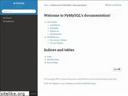 Sites similar to pymysql.readthedocs.io