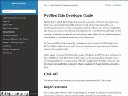 Sites similar to pyotherside.readthedocs.org