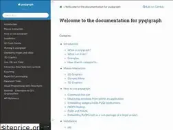 Sites similar to pyqtgraph.readthedocs.io