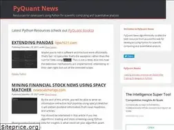 Sites similar to pyquantnews.com