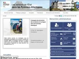 Sites similar to pyrenees-atlantiques.gouv.fr