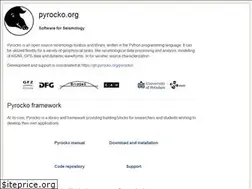 Sites similar to pyrocko.org