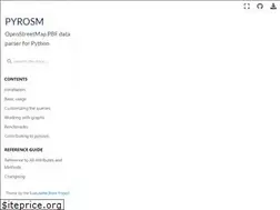 Sites similar to pyrosm.readthedocs.io