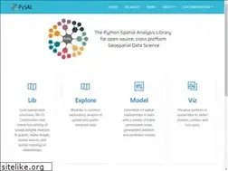 Sites similar to pysal.org