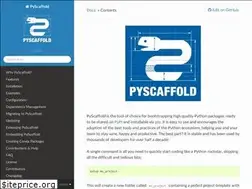 Sites similar to pyscaffold.org