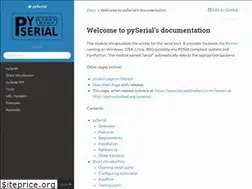 Sites similar to pyserial.readthedocs.io