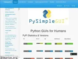 Sites similar to pysimplegui.readthedocs.io