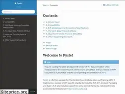 Sites similar to pyslet.readthedocs.io