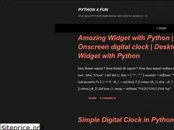 Sites similar to pysnakeblog.blogspot.com