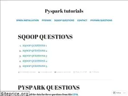 Sites similar to pysparktutorials.wordpress.com