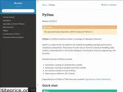 Sites similar to pystan.readthedocs.io