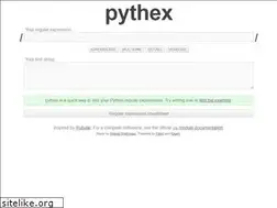Sites similar to pythex.org