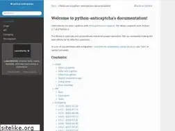 Sites similar to python-anticaptcha.readthedocs.io