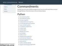 Sites similar to python-commandments.org