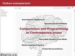 Sites similar to python-exemplarisch.ch