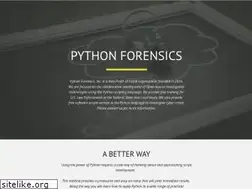 Sites similar to python-forensics.org