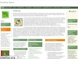 Sites similar to python-kurs.eu