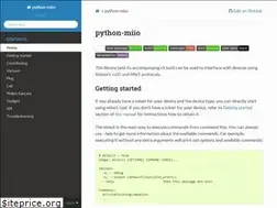 Sites similar to python-miio.readthedocs.io