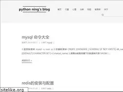 Sites similar to python-ning.github.io