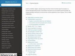 Sites similar to python-rq-docs-cn.readthedocs.io