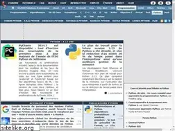 Sites similar to python.developpez.com
